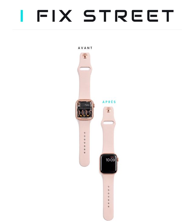 Réparation Apple Watch avant / après - I Fix Street