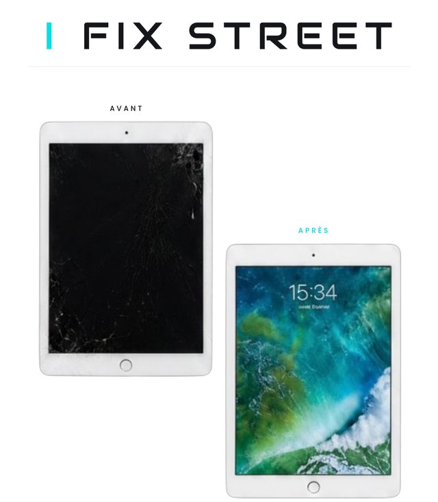 Réparation écran tablette avant / après - I Fix Street