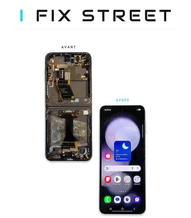 Réparation smartphone avant / après - I Fix Street