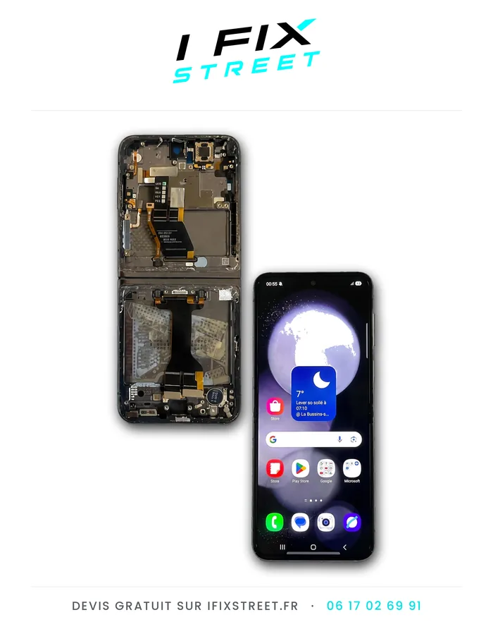 Réparation écran Samsung Galaxy Z Flip (pliable) - I Fix Street